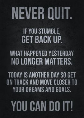 Never Quit