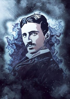 Nikola Tesla Portrait