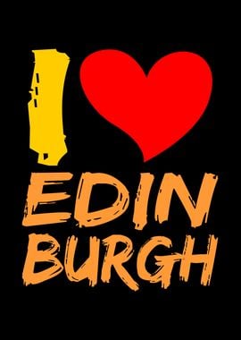 I Love Edinburgh Gift