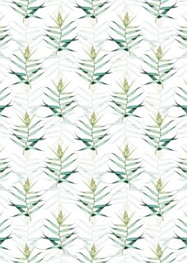 Floral Bush Cane Pattern