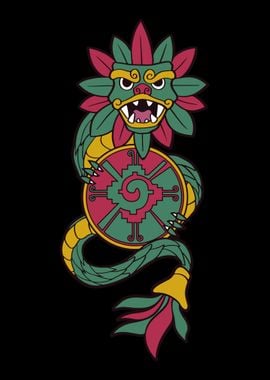 Quetzalcoatl Aztec Serpent