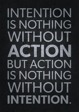 Action vs Intention