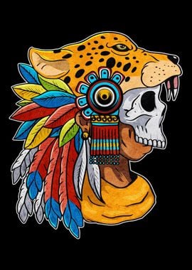 Quetzalcoatl Skull Aztec