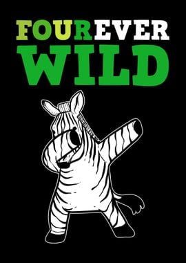 Fourever Wild Zebra