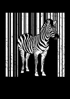 Zebra Barcode Animal Lover