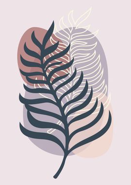 Tropical leaf line shapes