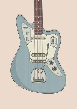 Sonic Gray Jag Guitar