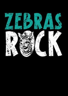 Zebras Rock Animal Lover