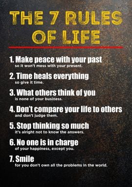 the 7 rules of life