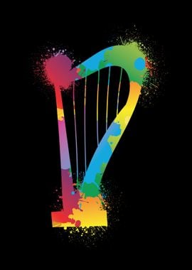 Colorful Harp Music