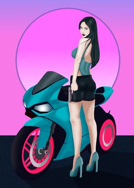 y2k spy girl bike