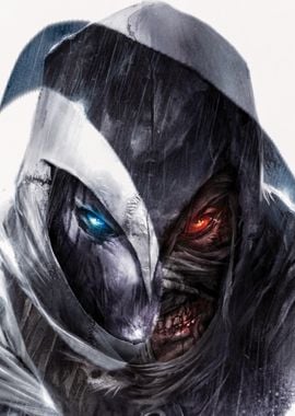 Moon Knight's real face