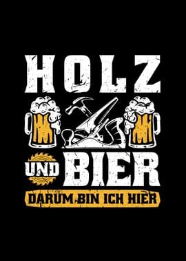 Holz Bier Schreiner