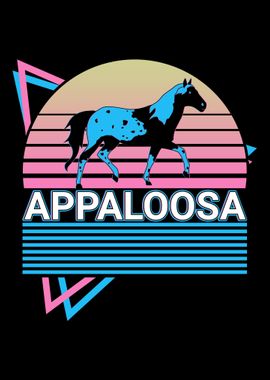 Appaloosa Horse Retro