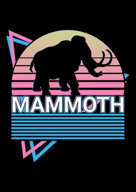 Mammoth Elephant Retro