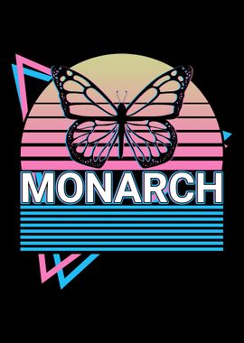 Monarch Butterfly Retro