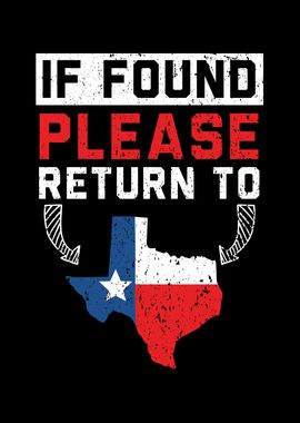 Please Return To Texas