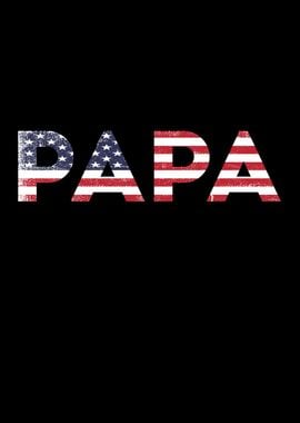 Papa American Flag