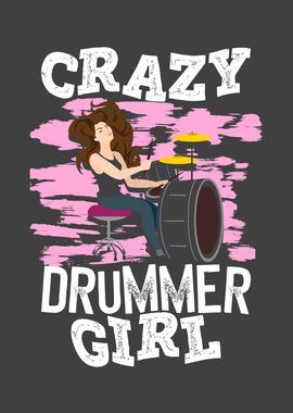 Crazy Drummer Girl