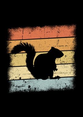 Squirrel Retro Design