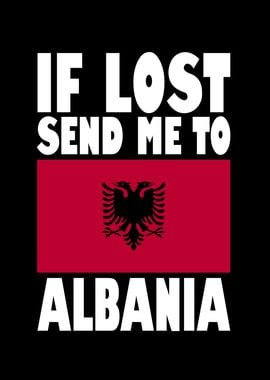 Albania Flag Saying