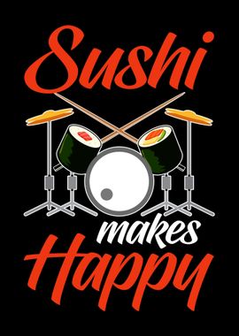 Sushi Drum Set Sushi Eater