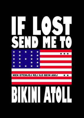 Bikini Atoll Flag Saying