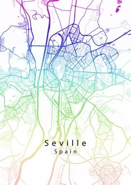 Seville City Map