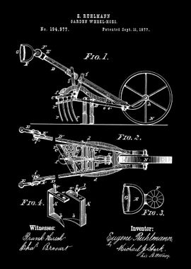 Garden Wheel Hoes Patent