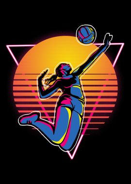 Retro Vintage Volleyball