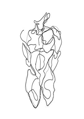 Line art body