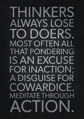 Meditate Through Action