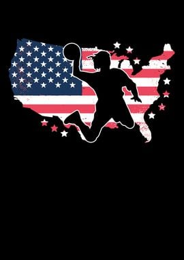 Dodgeball USA Flag