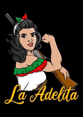 La Adelita Mexican Soldier