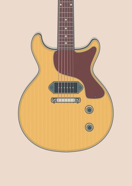 Yellow Junior DC Guitar