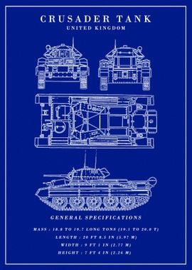 Crusader Tank Blueprint