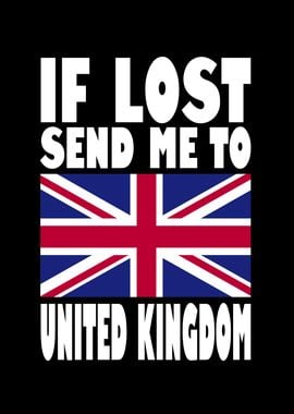 UK Flag Saying United