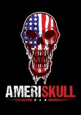 American Skull 4th Of July