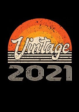 Vintage 2021 Birthday