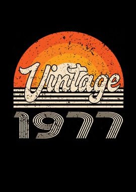 Vintage 1977 Birthday