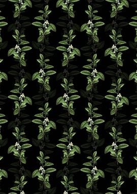 Floral Tea Tree Pattern