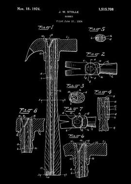 Vintage Hammer Patent