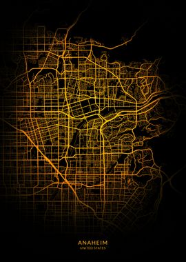 Anaheim City Map