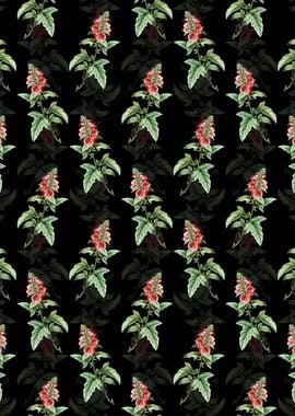 Floral Tree Mallow Pattern