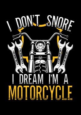 I dream I am a motorcycle