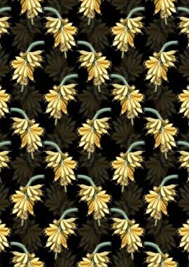 Floral Banana Pattern