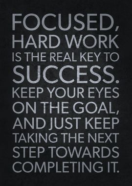 The Real Key To Success