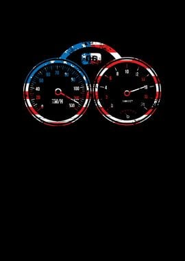 Motorcycle speedometer USA