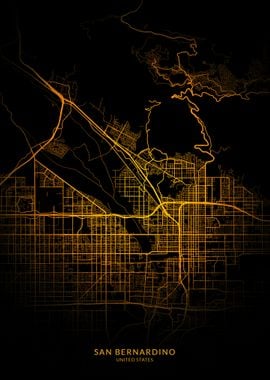 San Bernardino City Map Go