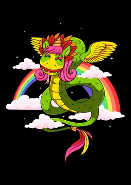 Quetzalcoatl Unicorn Aztec